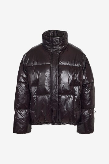 Noisy May Jakke nmAllie Shiny Puffer Svart
