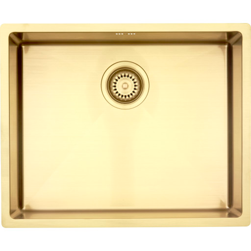 Lavabo Kubus 500 soft kjøkkenvask 54x44 cm, messing Lavabo Kubus 500 soft kjøkkenvask 54x44 cm, messing