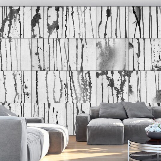 Fototapet Grey Torrents 50x1000 - Artgeist sp. z o. o.