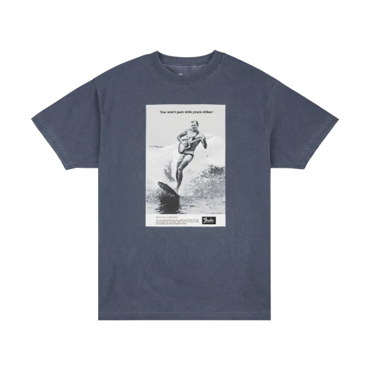 Fender Vintage Ad Surfer Tee Ocean XL