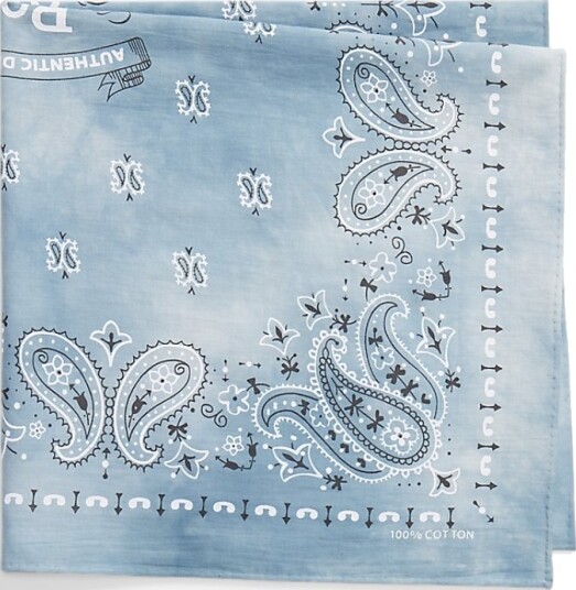 Polo Ralph Lauren Cotton Printed Bandana Vessle Blue