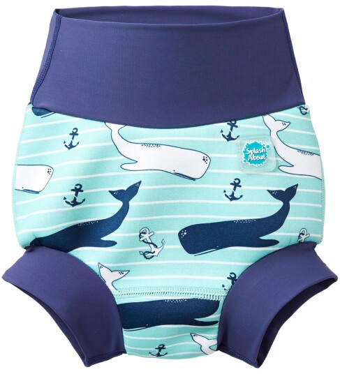 Splash About Svømmebleie Happy Nappy UV50+ Vintage Moby Splash About 2 3 år 92 98 Svømmebleie Blå