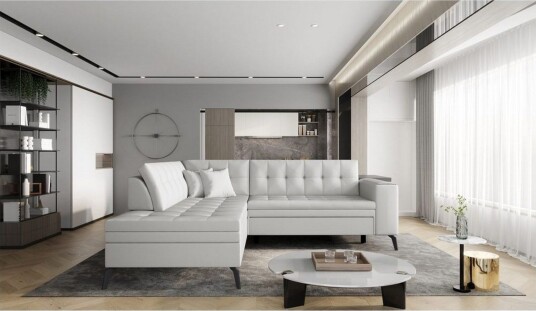 Seksjon Eltap Lanvin 260x210x93 cm Softis 17 Venstre