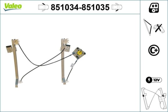 Vindusheis VALEO 851035