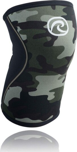 Rehband Rx Knee-Sleeve 5mm Black/Camo XL, Black/Camo