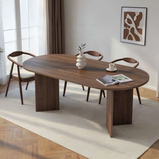 Dano Spisebord Oval 200 cm - Valnøtt