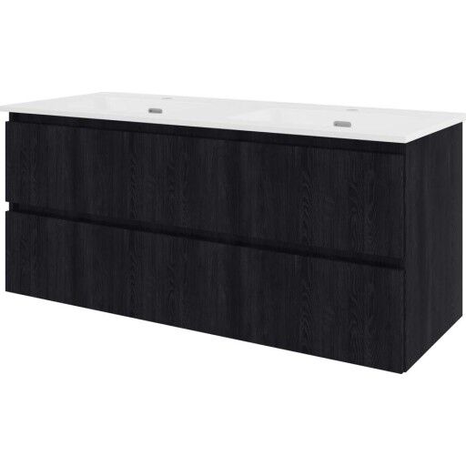 Sanibell Proline møbelpakke 121x46 cm kul eik Sort