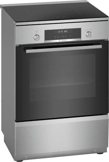 Bosch Serie 6 Induksjonskomfyr med Pyrolyse og Varmluft Grå HLS79W351U