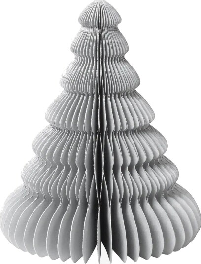 Broste Copenhagen Honeycomb Christmas Tree - SILVER - H:15 cm