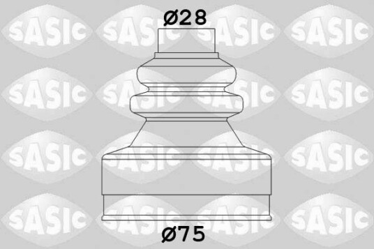 Sasic Mansjett drivaksel SASIC 2873773