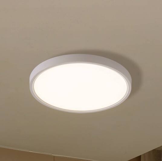 Lindby Smart LED-taklampe Deika Ø 30 cm hvit Tuya Lindby Smart LED-taklampe Deika Ø 30 cm hvit Tuya