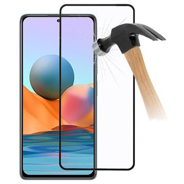Full Cover Xiaomi Redmi Note 10 Pro Beskyttelsesglass Svart
