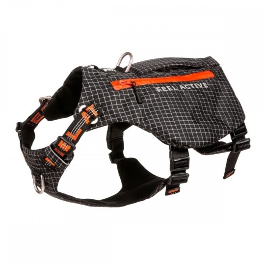 Feel Active Trekbag Hundesele Ryggsekk Svart (L/Xl)