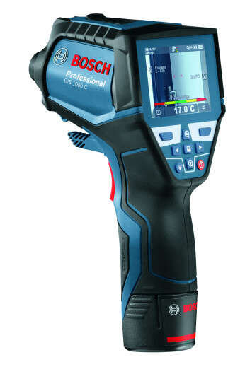 Bosch GIS 1000 C Optisk Miljøtermometer - Håndholdt, Digitalt, Inne/Ute Bosch GIS 1000 C Optisk Miljøtermometer - Håndholdt, Digitalt, Inne/Ute
