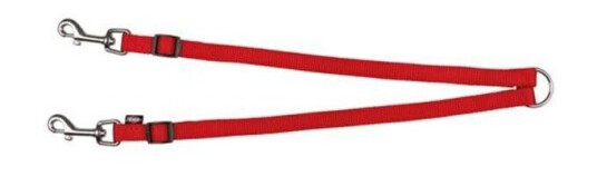 Trixie Premium Dual Leash Coupler Xsm: 4070 cm/15 Mm Red