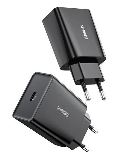 Baseus Speed Mini Quick Charger USB-C PD 3A 20W (black)