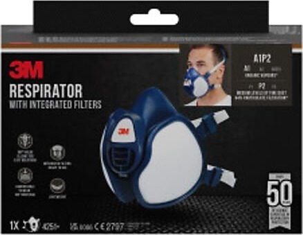 3m halvmaske 4251+malingssprøyte