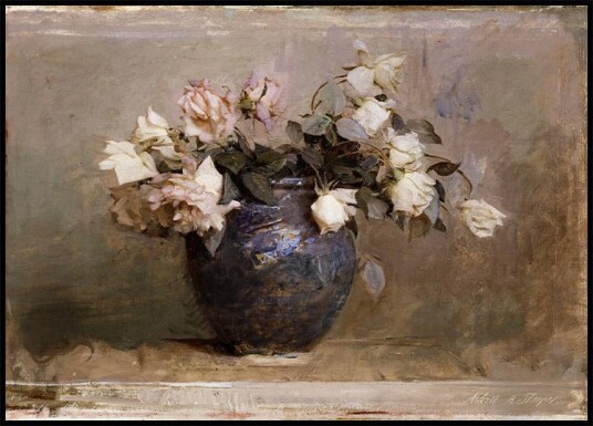 Roses by Abbott Handerson Thayer Plakat Plakat / 21x30cm