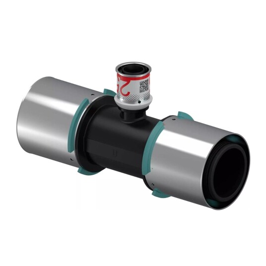 Uponor S-press Kompositt T-rør 63x25x63mm