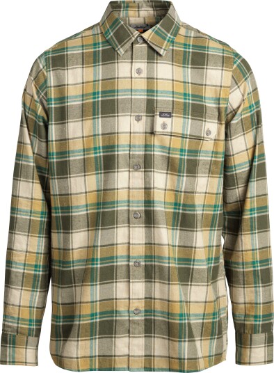 Lundhags Men"s Järpen Plaid Flannel Shirt Hay XS