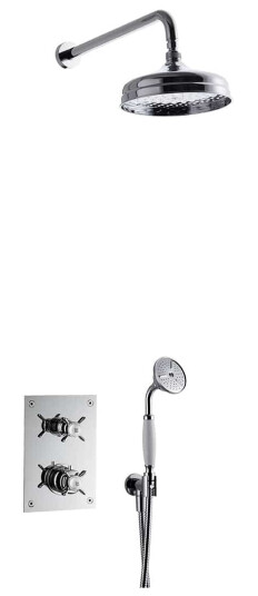 Tapwell Box0268 ED2 Classic Takdusj Innbygging Krom (TA-9421800)