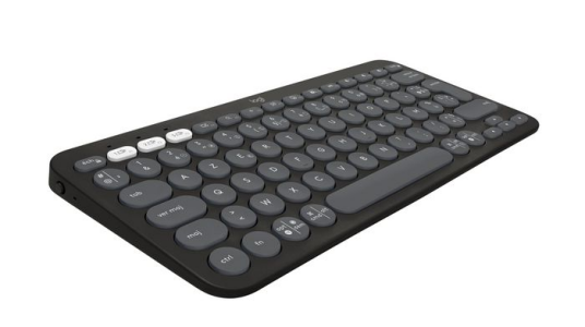 Logitech K380s Trådløst QWERTY Tastatur med Bluetooth - Universell Mini Design i Grafitt