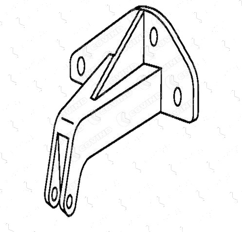 COVIND 075/137 Hengsel, motorpanser