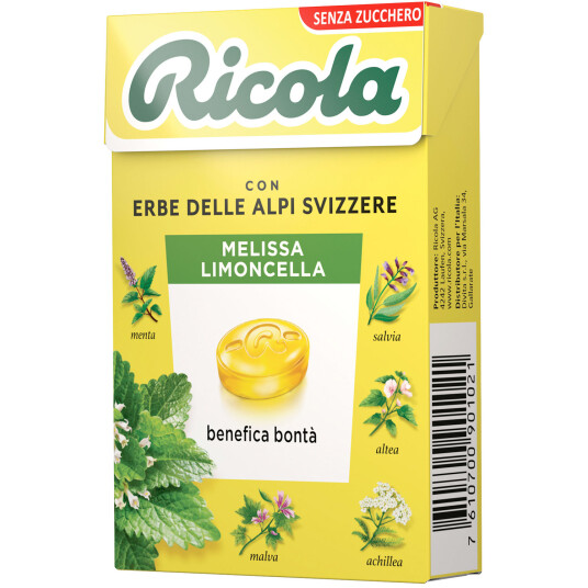 RICOLA Sitronmelisse Sukkerfrie Urtegodterier 50g