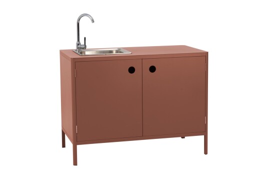 Brafab Kelia utekjøkken Zin Red 121 x 64 x 91 cm Rød Brafab Kelia utekjøkken Zin Red 121 x 64 x 91 cm Rød