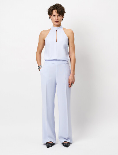 Dante6 Dante6-Dece Drapey Halter Top - Blue - 42