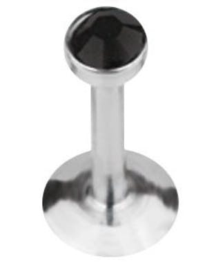 Aab Perfect Diamond Labret med Svart Sten