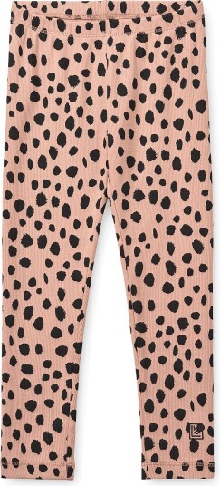 Liewood Marien Printed Rib Leggings   Beige   110/116