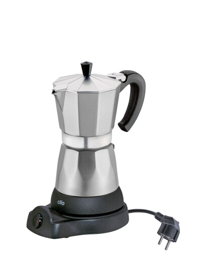 cilio Elektrisk Kaffemaskine Classico - Silver - 6 CUPS