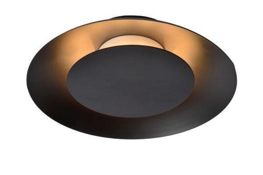 Lucide Foskal taklampe 21,5 cm 6W 2700 Kelvin - Svart Lucide Foskal taklampe 21,5 cm 6W 2700 Kelvin - Svart