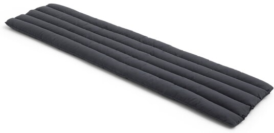 Hay - Soft Quilted Cushion For Palissade Chaise Lounge - Anthracite - Utendørs Puter Og Dyner - Ronan & Erwan Bouroullec - Svart
