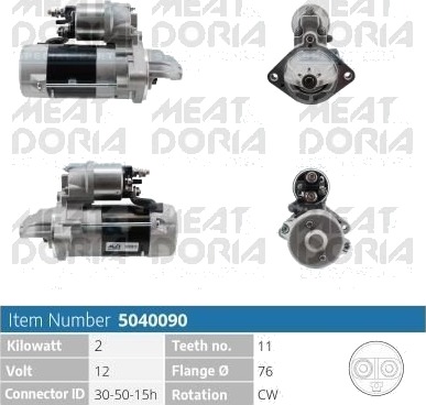 MEAT & DORIA 5040090 Starter