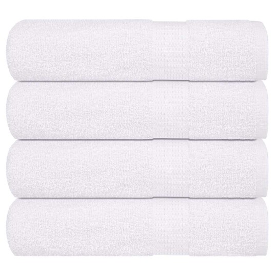 Badehåndklær FROGN 4 stk hvit 100x150 cm 360 gsm Badehåndklær FROGN 4 stk hvit 100x150 cm 360 gsm