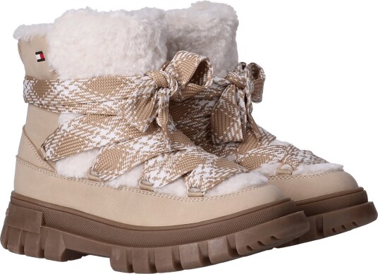 Tommy Hilfiger Bootie Beige/Off White - BEIGE/OFF WHITE - 30/19.5 cm