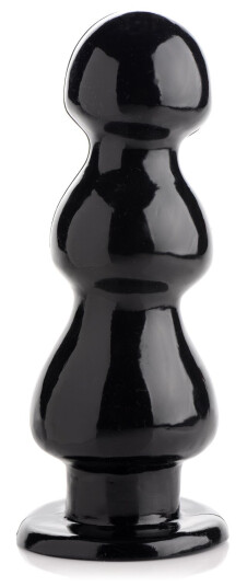 Master Series Three Bumps Analplugg Large - Svart Master Series Three Bumps Analplugg Large - Svart