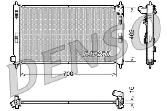 Radiator DENSO DRM45023 Radiator DENSO DRM45023