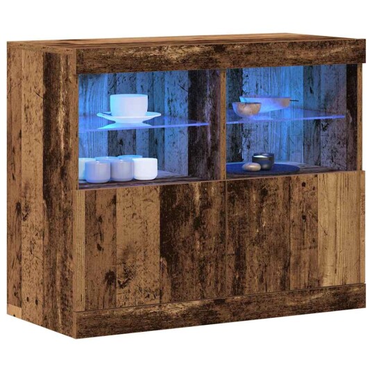 Serviesskap Brun 81 x 37 x 67 cm Konstruert tre