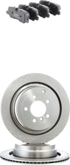Bremseskiver og -klosser RIDEX 3405B2404