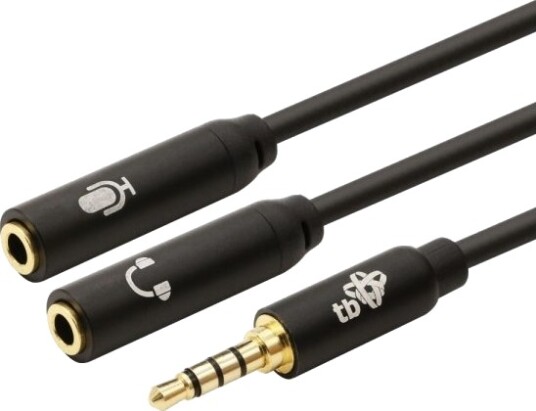 Kabel Tb Jack 3,5 Mm Jack 3,5 Mm 0,3 M Svart Kabel Tb Jack 3,5 Mm Jack 3,5 Mm 0,3 M Svart