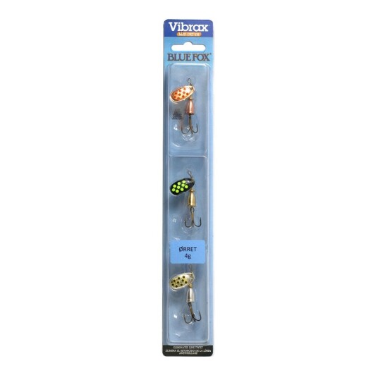 Blue Fox Hot Pepper Vibrax 3pk Spinnere 3pcs Hot 4G