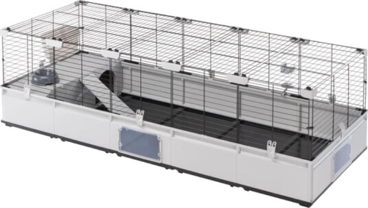 Ferplast Cage Modular 4 Black 179 X 72 X 56 cm Smådyr Bur Og Luftegård Kaninbur