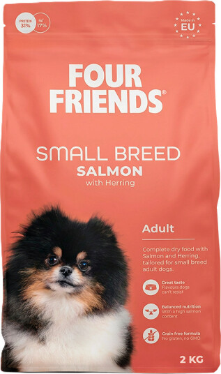 FourFriends Hundefôr til Små Raser Laks 6 kg FourFriends Hundefôr til Små Raser Laks 6 kg