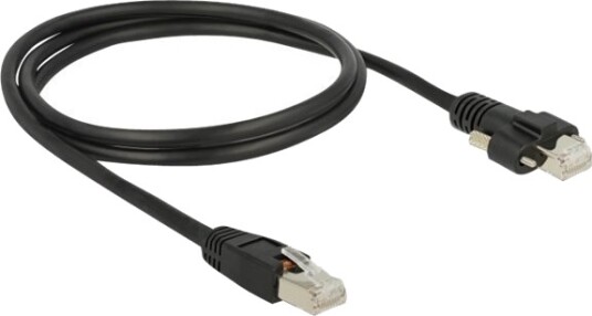 Delock Rj 45 Cat 6 Svart 1 M
