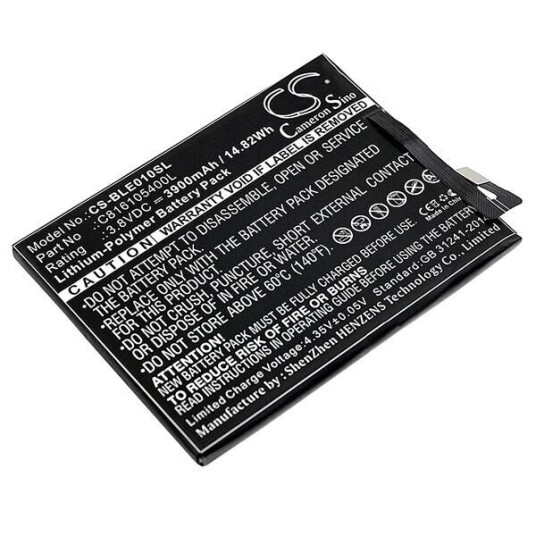 Blu E010Q batteri (3900 mAh 3.8 V, Sort)