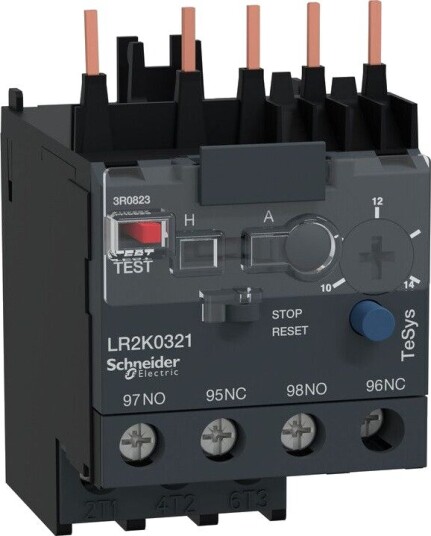 Schneider Electric LR2K0321 Overstrømsrele 1Åp + 1 Lu 10-14 A