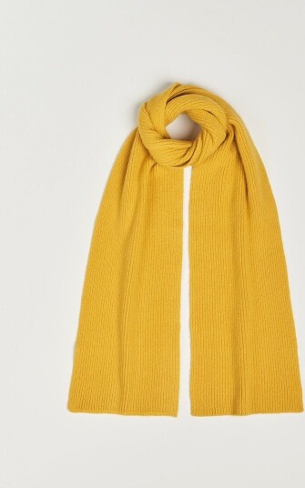 Le Bonnet Lambswool/Caregora Scarf Mustard